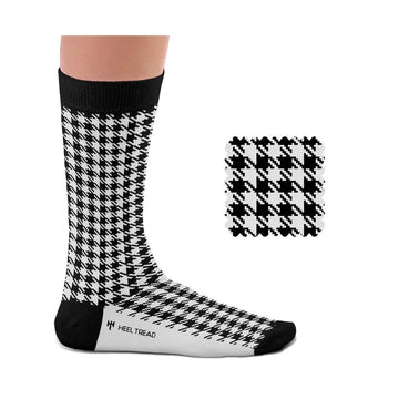 Chaussettes Heel Tread Pepita Noir/Black Heel Tread carsandme.com