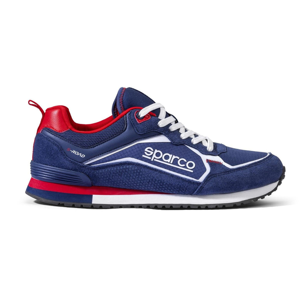 Précommande - Chaussures S-Road Bleu/Rouge-Sparco Fashion