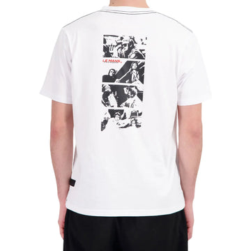 T-Shirt Multi Blanc Steve McQueen carsandme.com