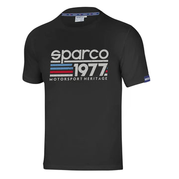 T-shirt 1977 Noir Sparco carsandme.com