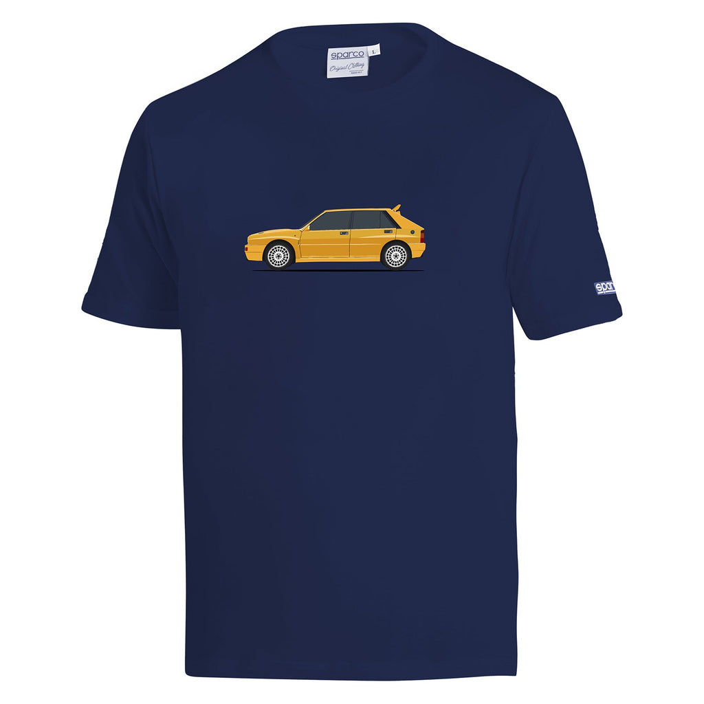 Sparco - Précommande - T-shirt Lancia Delta HF Bleu