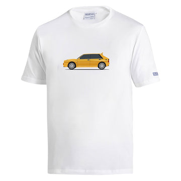 Sparco - Précommande - T-shirt Lancia Delta HF Blanc