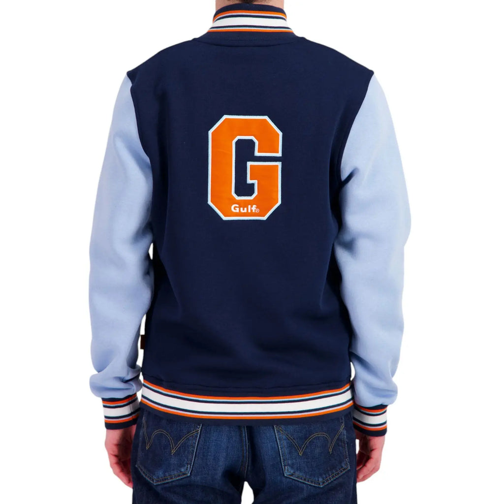 Veste Teddy Varsity Bleu Gulf carsandme.com